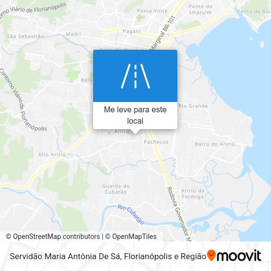 Servidão Maria Antônia De Sá mapa