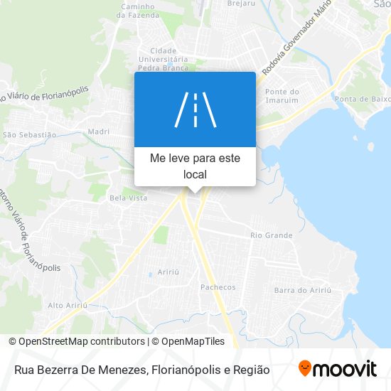 Rua Bezerra De Menezes mapa