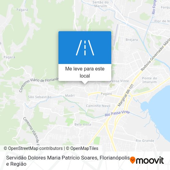 Servidão Dolores Maria Patrício Soares mapa