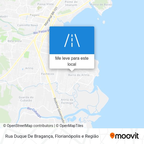 Rua Duque De Bragança mapa