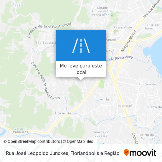 Rua José Leopoldo Junckes mapa