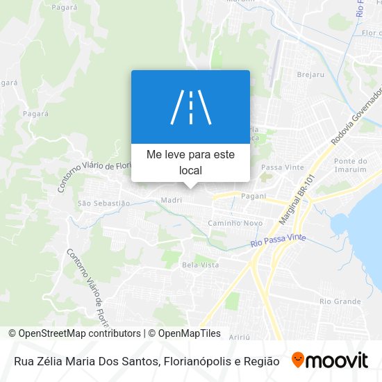 Rua Zélia Maria Dos Santos mapa