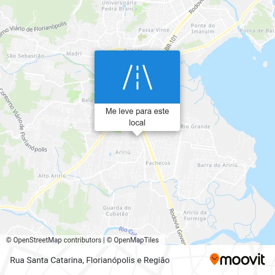 Rua Santa Catarina mapa