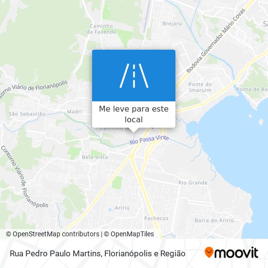 Rua Pedro Paulo Martins mapa