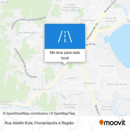 Rua Aladin Kule mapa