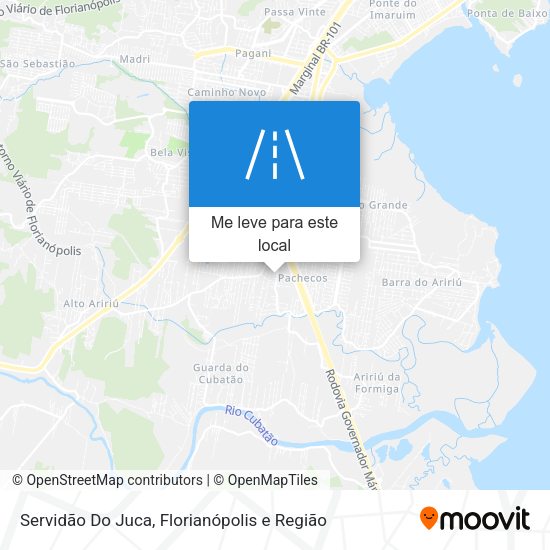 Servidão Do Juca mapa