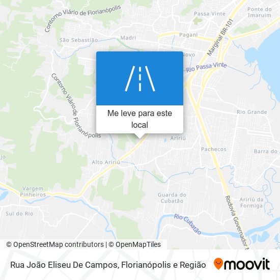 Rua João Eliseu De Campos mapa