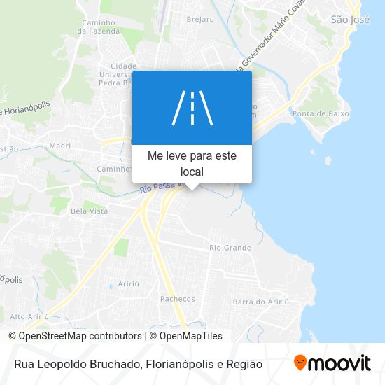 Rua Leopoldo Bruchado mapa