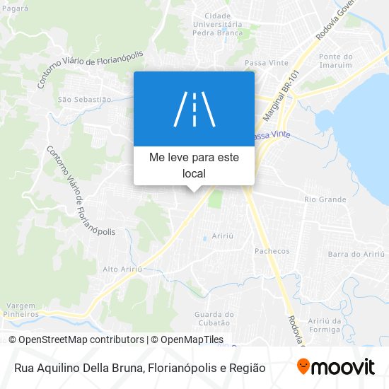 Rua Aquilino Della Bruna mapa