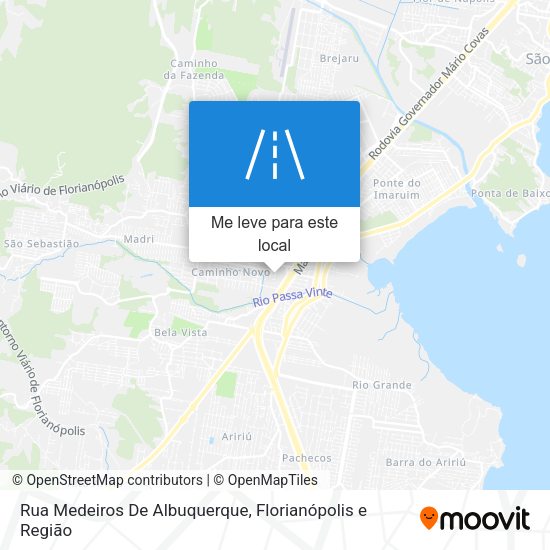 Rua Medeiros De Albuquerque mapa