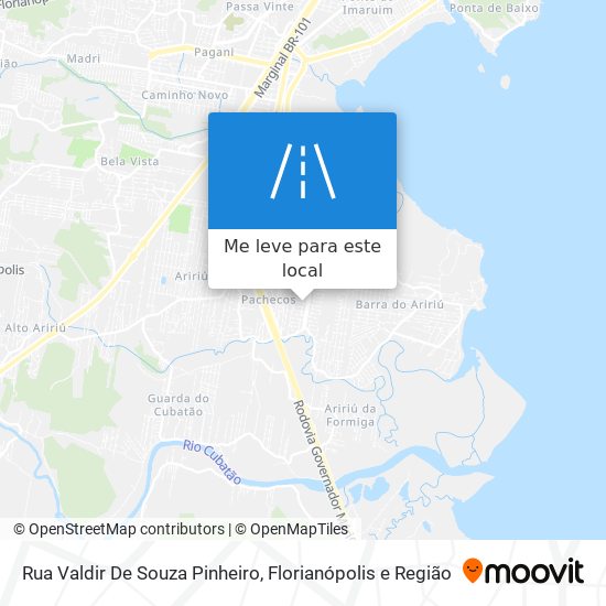 Rua Valdir De Souza Pinheiro mapa