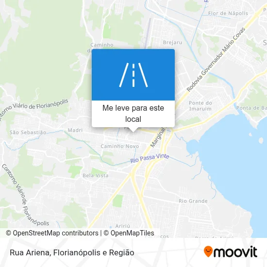 Rua Ariena mapa