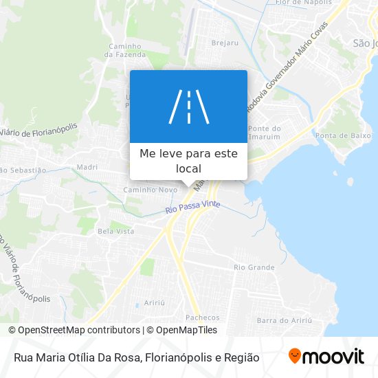 Rua Maria Otília Da Rosa mapa