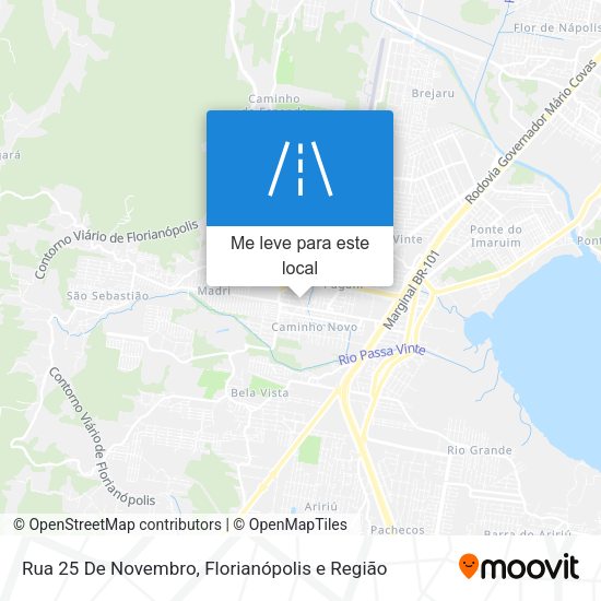 Rua 25 De Novembro mapa