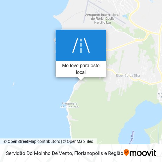 Servidão Do Moinho De Vento mapa