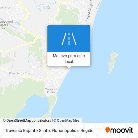 Travessa Espírito Santo mapa