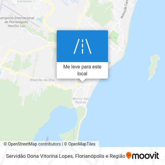 Servidão Dona Vitorina Lopes mapa