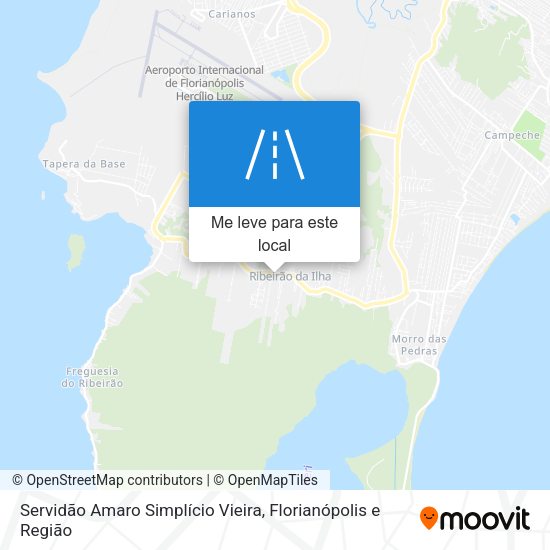 Servidão Amaro Simplício Vieira mapa