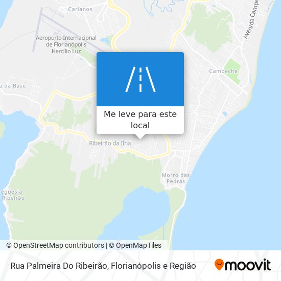 Rua Palmeira Do Ribeirão mapa