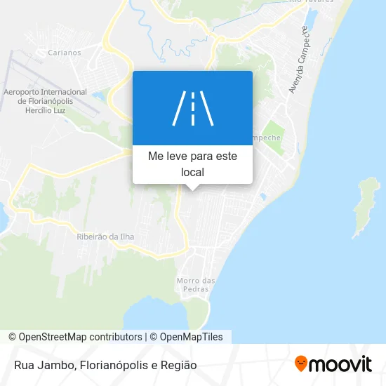 Rua Jambo mapa