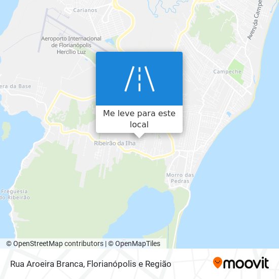 Rua Aroeira Branca mapa