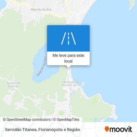Servidão Titanea mapa