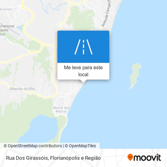 Rua Dos Girassóis mapa