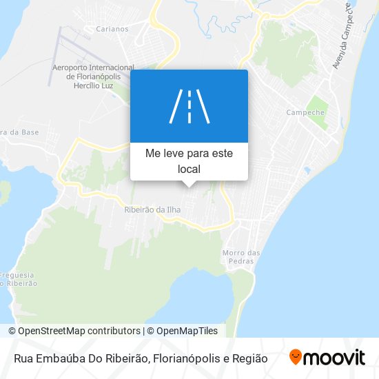 Rua Embaúba Do Ribeirão mapa