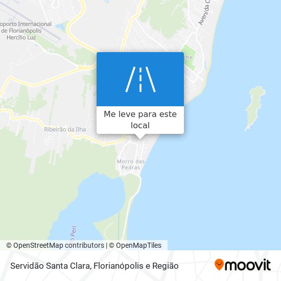 Servidão Santa Clara mapa