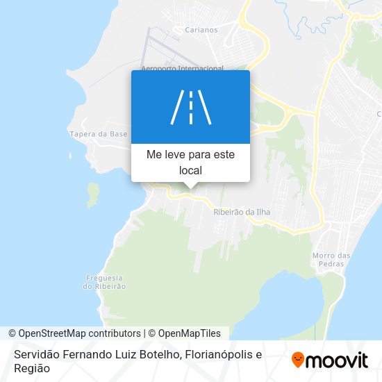 Servidão Fernando Luiz Botelho mapa