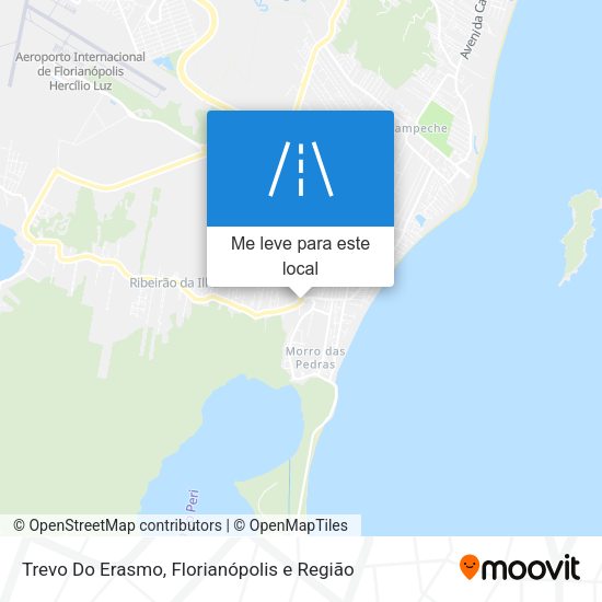 Trevo Do Erasmo mapa