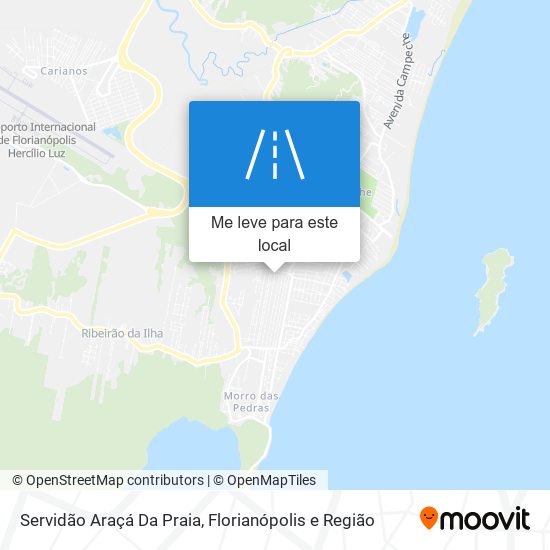 Servidão Araçá Da Praia mapa