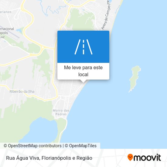 Rua Água Viva mapa