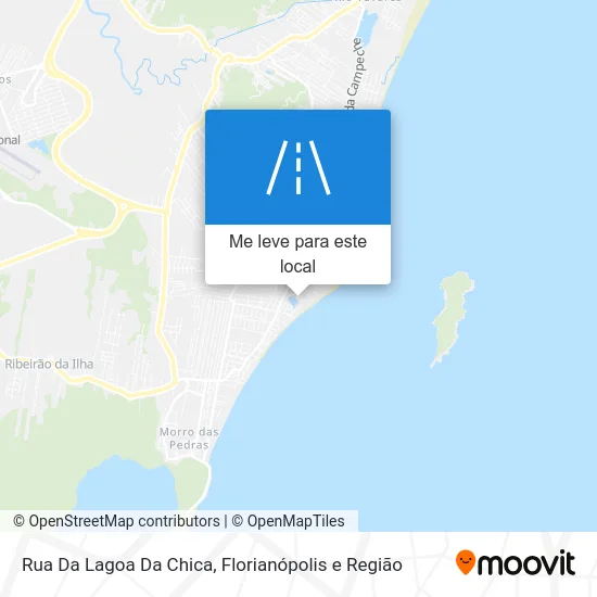 Rua Da Lagoa Da Chica mapa