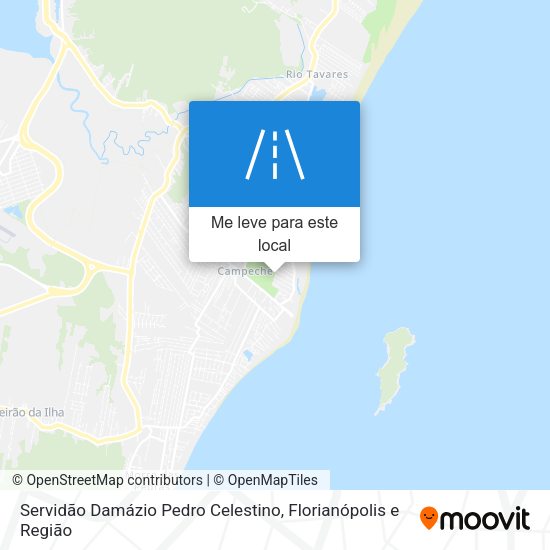 Servidão Damázio Pedro Celestino mapa