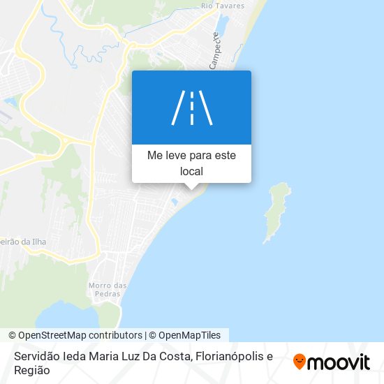 Servidão Ieda Maria Luz Da Costa mapa