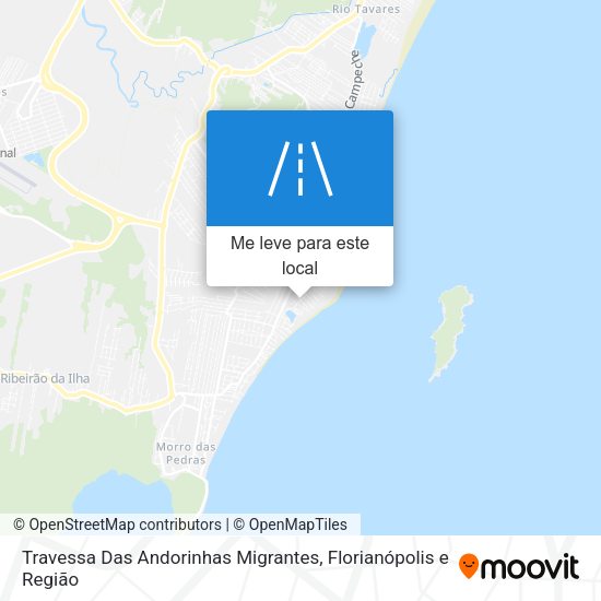 Travessa Das Andorinhas Migrantes mapa