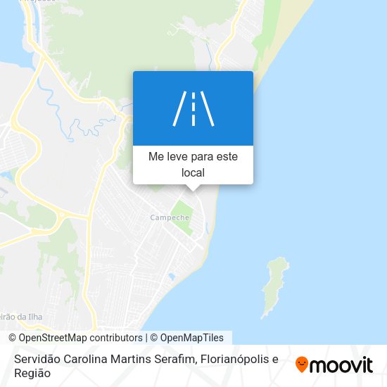 Servidão Carolina Martins Serafim mapa