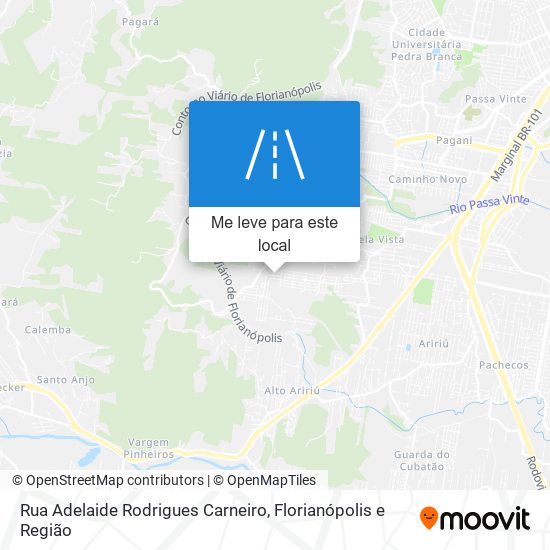 Rua Adelaide Rodrigues Carneiro mapa