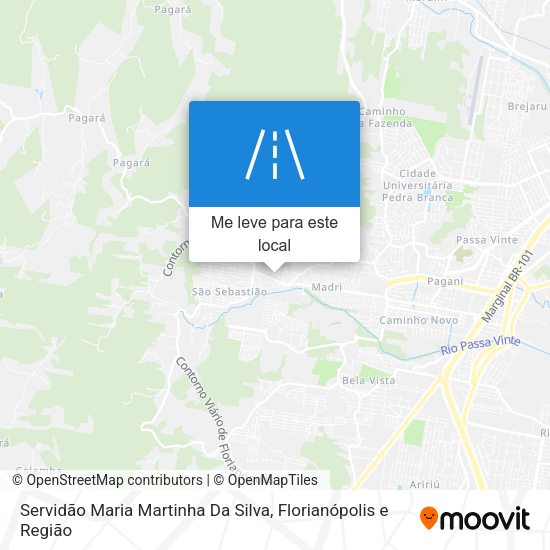 Servidão Maria Martinha Da Silva mapa