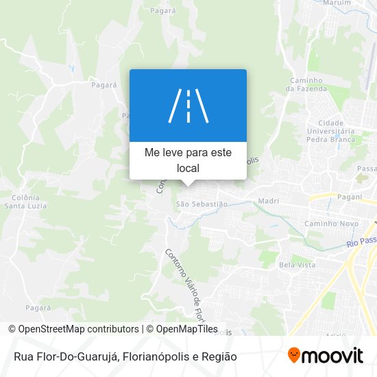 Rua Flor-Do-Guarujá mapa