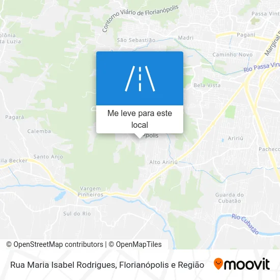 Rua Maria Isabel Rodrigues mapa