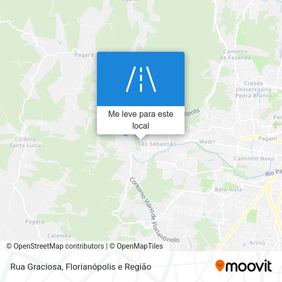 Rua Graciosa mapa