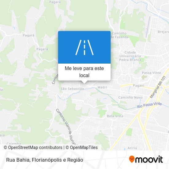 Rua Bahia mapa