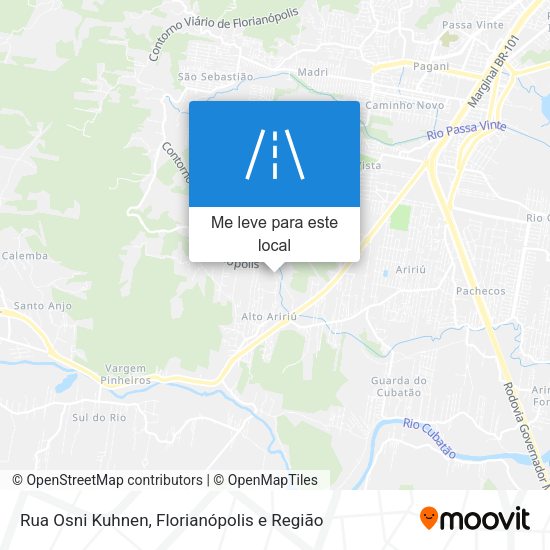 Rua Osni Kuhnen mapa