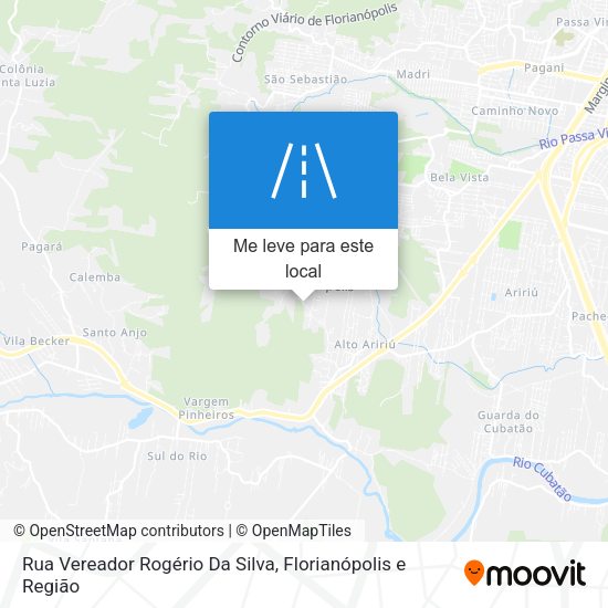 Rua Vereador Rogério Da Silva mapa