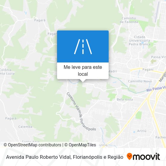 Avenida Paulo Roberto Vidal mapa
