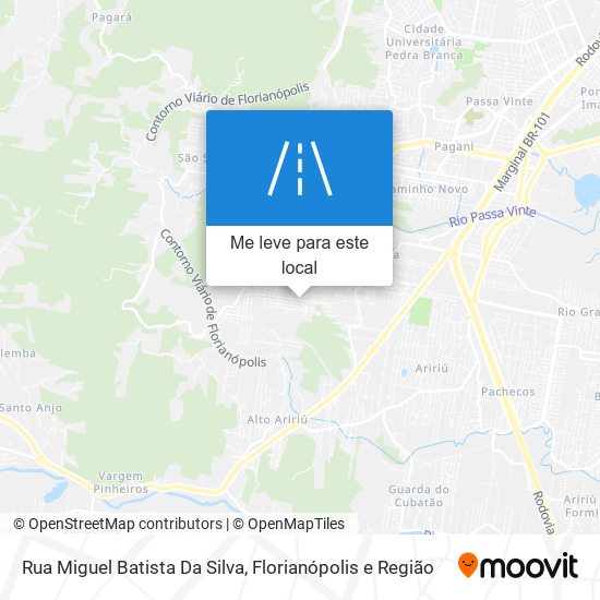 Rua Miguel Batista Da Silva mapa