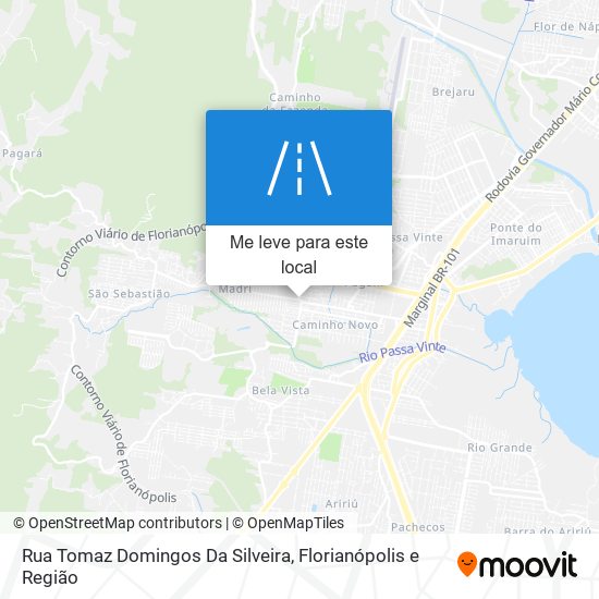 Rua Tomaz Domingos Da Silveira mapa