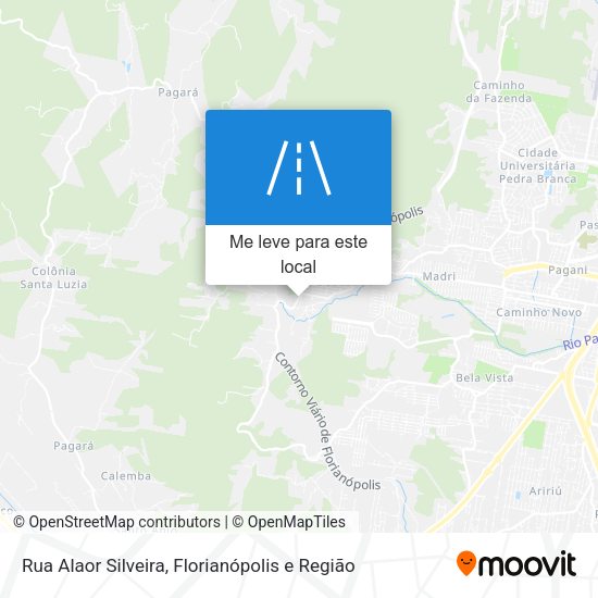 Rua Alaor Silveira mapa